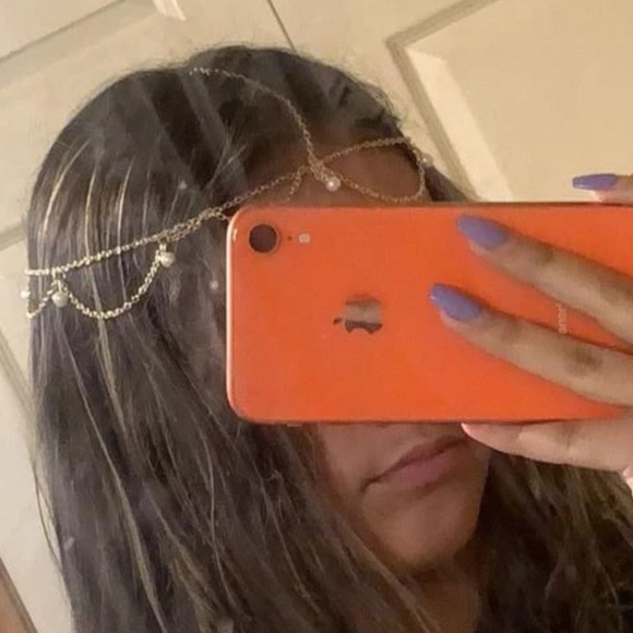 Faux Pearl Decor Chain Hair Band - Picture 10 of 12